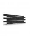 Термопанель фасадная рядовая Good House с керамической плиткой Classic Graphite Т112-30 (ППС, 1025×455 мм, 0,47 м²)