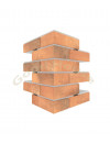 Большой угловой элемент термопанелей Good House с керамической плиткой CERRAD Loft Brick Curry УБ113-03  ППС, 243х365х456мм
