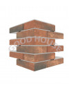 Большой угловой элемент термопанелей Good House с керамической плиткой CERRAD Loft Brick Chili УБ113-01  ППС, 243х365х456мм