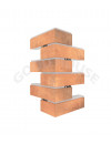Малый угловой элемент термопанелей Good House с керамической плиткой CERRAD Loft Brick Pepper УМ113-05 ППС, 110х240х455мм