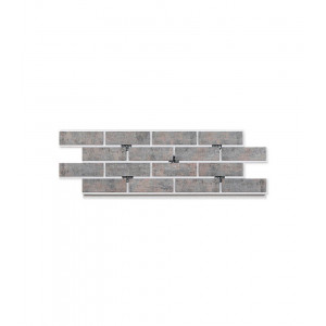 Термопанель Good House с керамической плиткой Березакерамика BRICK WALL Табачный Т111-66 ППС, 1185х395мм 0,37м2