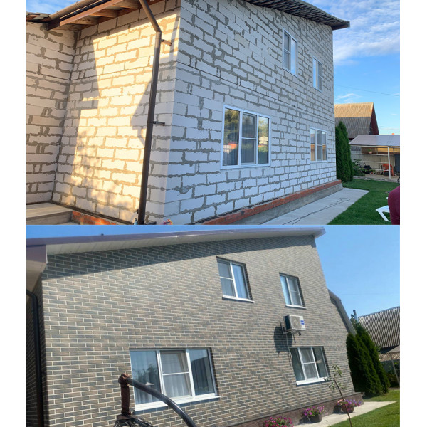 Термопанель Good House с керамической плиткой СОКОЛ РОССИЯ SL-2 ТЭ170-21 Цокольная ЭППС, 755х535мм 0,4м²