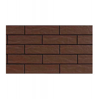 Термопанели GOOD-HOUSE рядовая на основе ЭППС с плиткой (CERRAD BROWN RUSTICAL ) (0,54 м²)