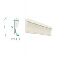 Карниз KS-111 (305x101x30x2000mm)