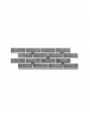 Термопанель Good House с керамической плиткой Березакерамика BRICK WALL Серый Т111-65 ППС, 1185х395мм 0,37м2