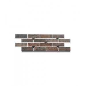 Термопанель Good House с керамической плиткой Березакерамика BRICK WALL Палевый Т111-64 ППС, 1185х395мм 0,37м2